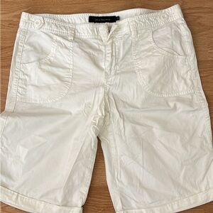 Calvin Klein White Denim Shorts